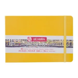 Cuaderno Sketch Book Art Creation 80 Hojas 140Grs Liso 21X14,8Cm Amarillo 9314115M