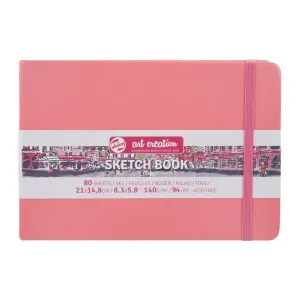 Cuaderno Sketch Book Art Creation 80 Hojas 140Grs Liso 21X14,8Cm Coral 9314315M