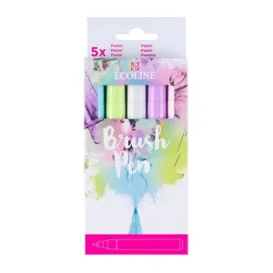 Pack 5 Rotuladores Talens Ecoline Brush Tinta Acuarela Pastel 11509931