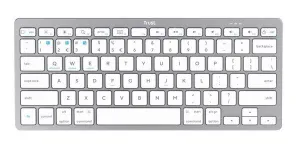 TECLADO INALAMBRICO BLUETOOH TRUST PLATA