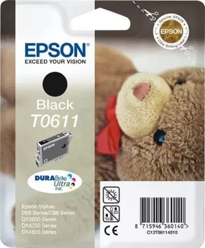 Cartucho Tinta Epson T0611 C13T06114020 Negro