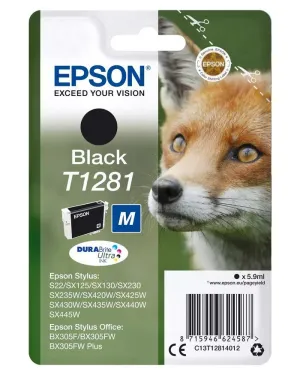 CARTUCHO TINTA EPSON T1281 C13T12814012 NEGRO