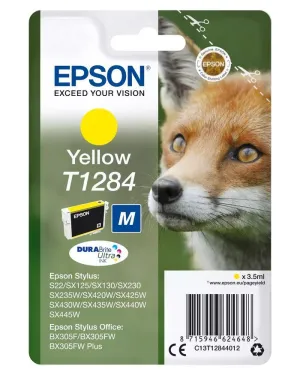 CARTUCHO TINTA EPSON T1284 C13T12844012 AMARILLO