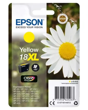 Cartucho Tinta Epson 18 Xl C13T18144012 Amarillo