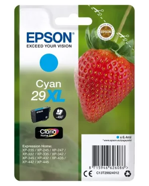 CARTUCHO TINTA EPSON 29 XL C13T29924012 CIAN