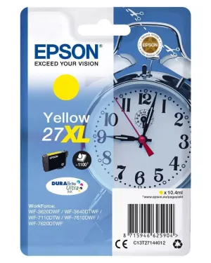 CARTUCHO TINTA EPSON 27 XL C13T27144012 AMARILLO