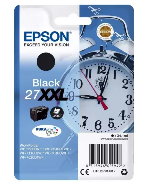 CARTUCHO TINTA EPSON 27 XXL C13T27914012 NEGRO