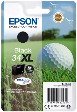 Cartucho Tinta Epson 34 Xl C13T34714010 Negro