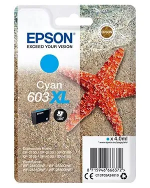 CARTUCHO TINTA EPSON 603 XL C13T03A24010 CIAN