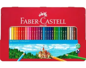 ESTUCHE DE 36 ECOLÁPICES HEXAGONALES DE COLOR CON VENTANA FABER CASTELL 115886