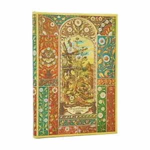 Libreta Paperblanks Tapa Dura Midi 72 Hojas 120Grs 1 Raya Fragaria Vienesa Pb1331-1