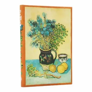 Libreta Paperblanks Tapa Dura Mini 88 Hojas 85Grs 1 Raya Naturaleza Muerta de Van Gogh Pb1339-7