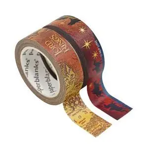 Pack 2 Rollos Washi Tape Paperblanks 15Mmx10M el Señor de los Anillos 