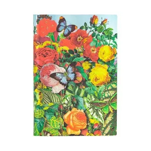 Libreta Paperblanks Tapa Blanda Mini 104 Hojas 80Grs Liso Jardín de Mariposas Pb6417-6