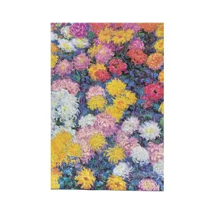 Libreta Paperblanks Tapa Dura Mini 88 Hojas 85Grs Liso Crisantemos de Monet Pb9717-4