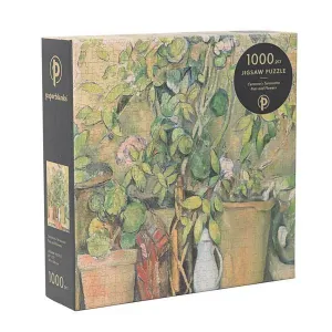 Puzzle Paperblanks 1000 Piezas Macetas de Terracota y Flores de Cezanne