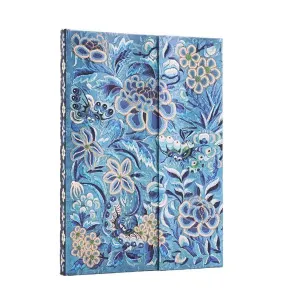 Libreta Paperblanks Tapa Dura Midi 72 Hojas 120Grs Liso Sauce Azul Pb9896-6