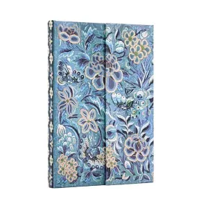 Libreta Paperblanks Tapa Dura Mini 88 Hojas 85Grs 1 Raya Sauce Azul Pb9897-3